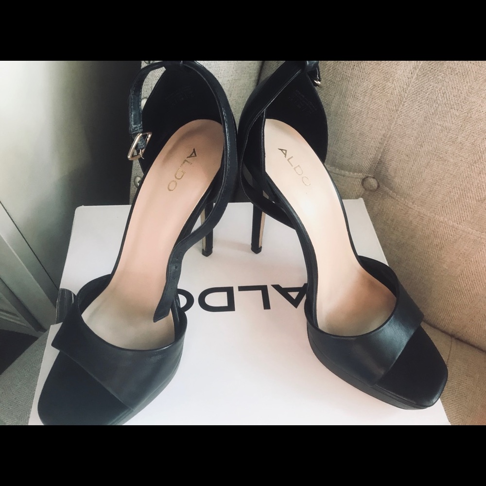 ALDO Strappy Sandals Black Heels
